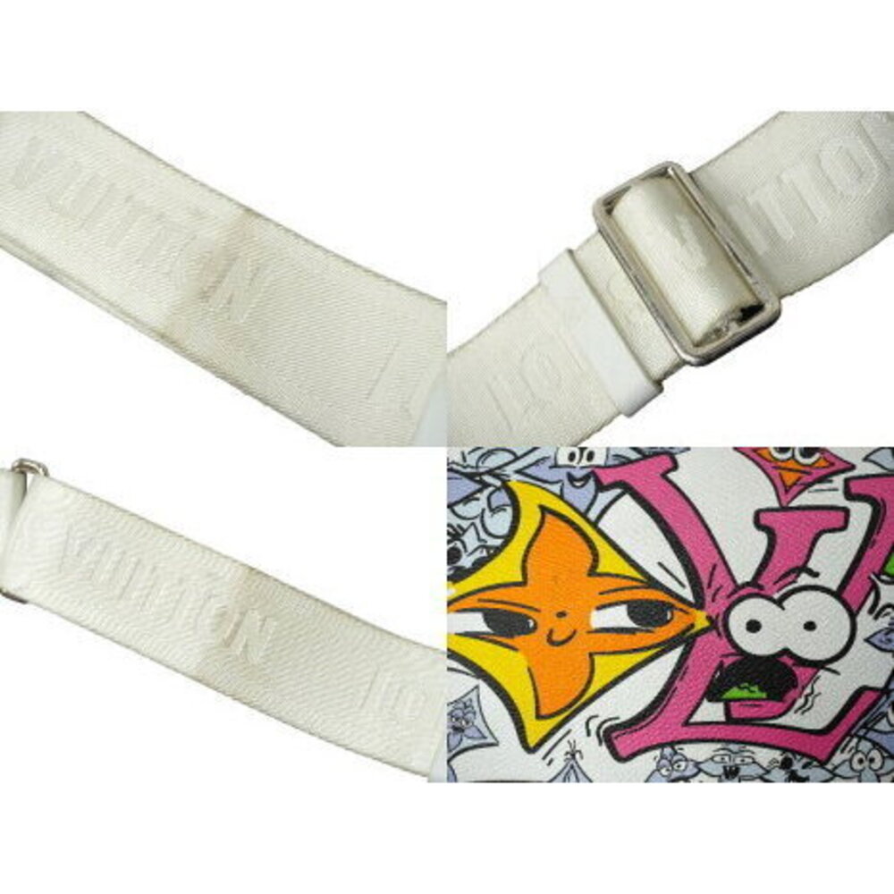 Louis Vuitton Waist Bag Bum Multi Pocket White Multicolor Comics - Picture 5 of 8